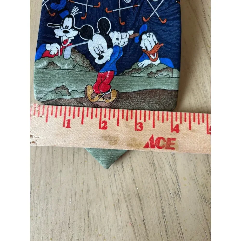 Men’s Tie Disney Golf Mickey Unlimited Goofy Donald Duck Golfing Balancine Inc
